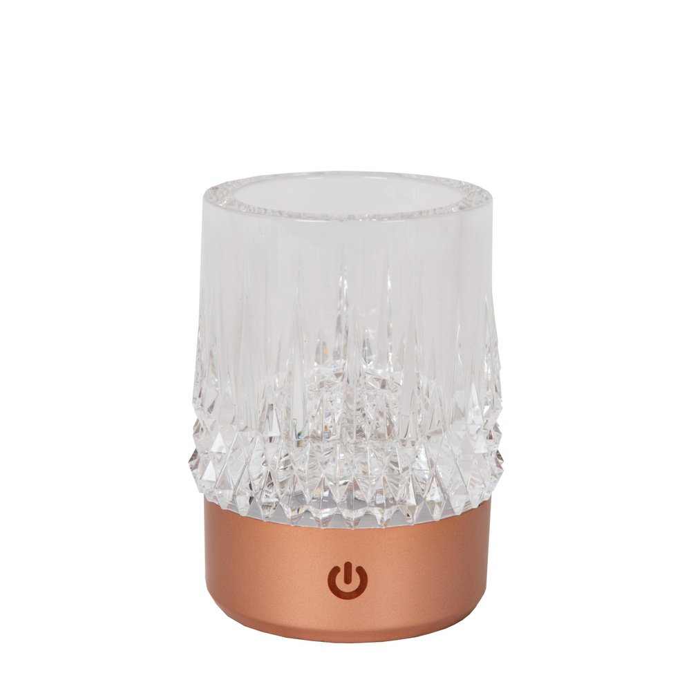 Lucide Oplaadbare tafellampjesLily set van 3 koper - 46520/03/17